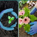 Conjunto de 7 ferramentas de jardinagem resistentes com saco de arrumação – Verde