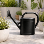 Regador de 3,8 L com bico amovível e sistema antigotejamento – Preto
