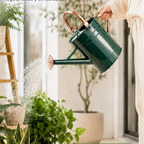 Regador de 3,8 L para plantas de interior e jardim com bico destacável – Verde